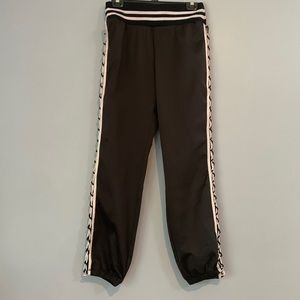 The Edit by Seventeen Joggers Size Med Laced Up Sides Wide Waist Band